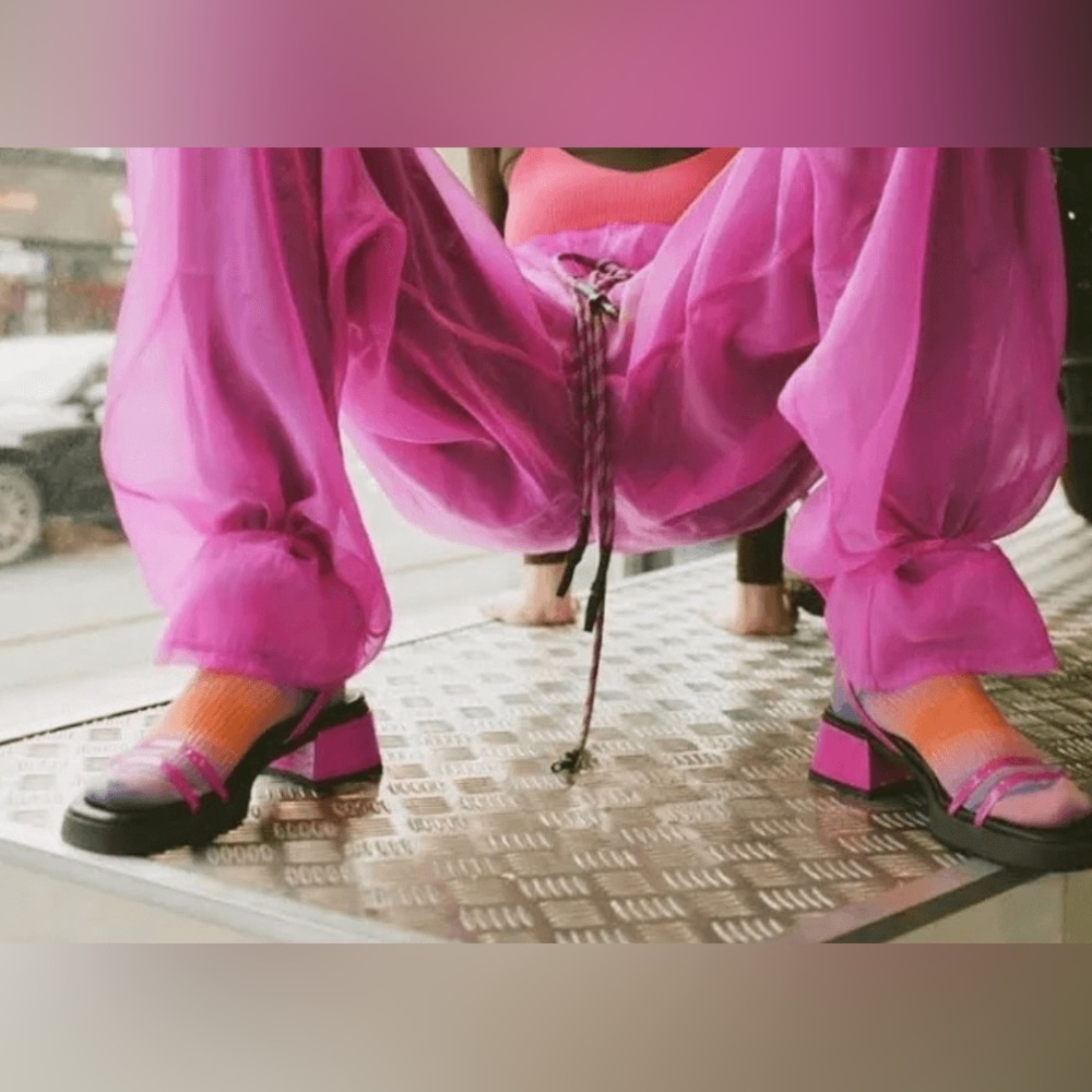 E8 By‎ Miista Rosalyn Pink Leather Sandals Sz 38/8